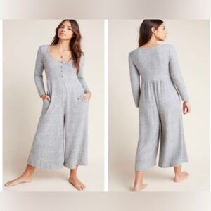 Anthropology Marisa Hacci Jumpsuit, Gray Marled, size XS, Perfect